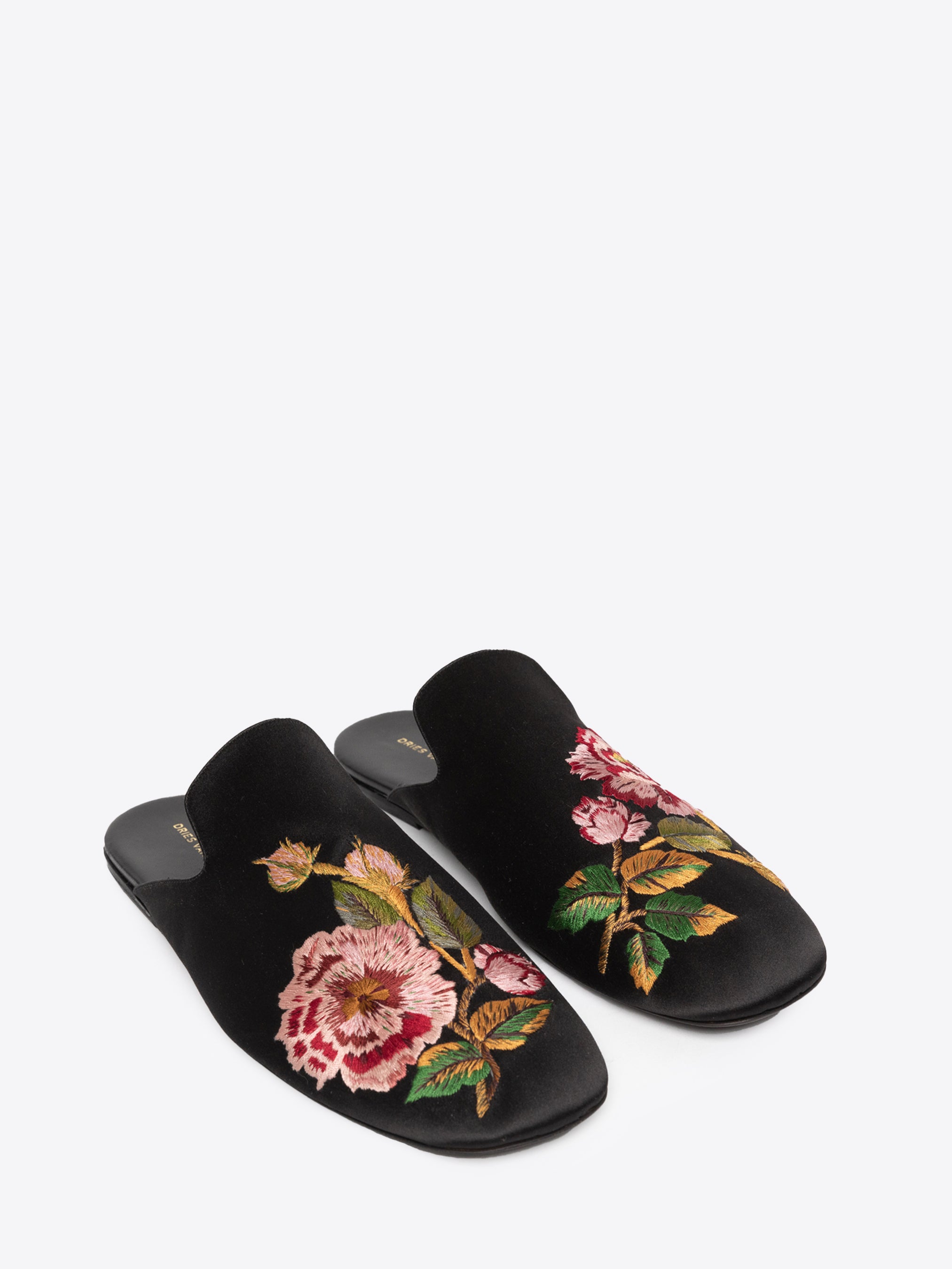 Embroidered mules - Autumn-Winter Men | Dries Van Noten Embroidered mules - Autumn-Winter Men | Dries Van Noten