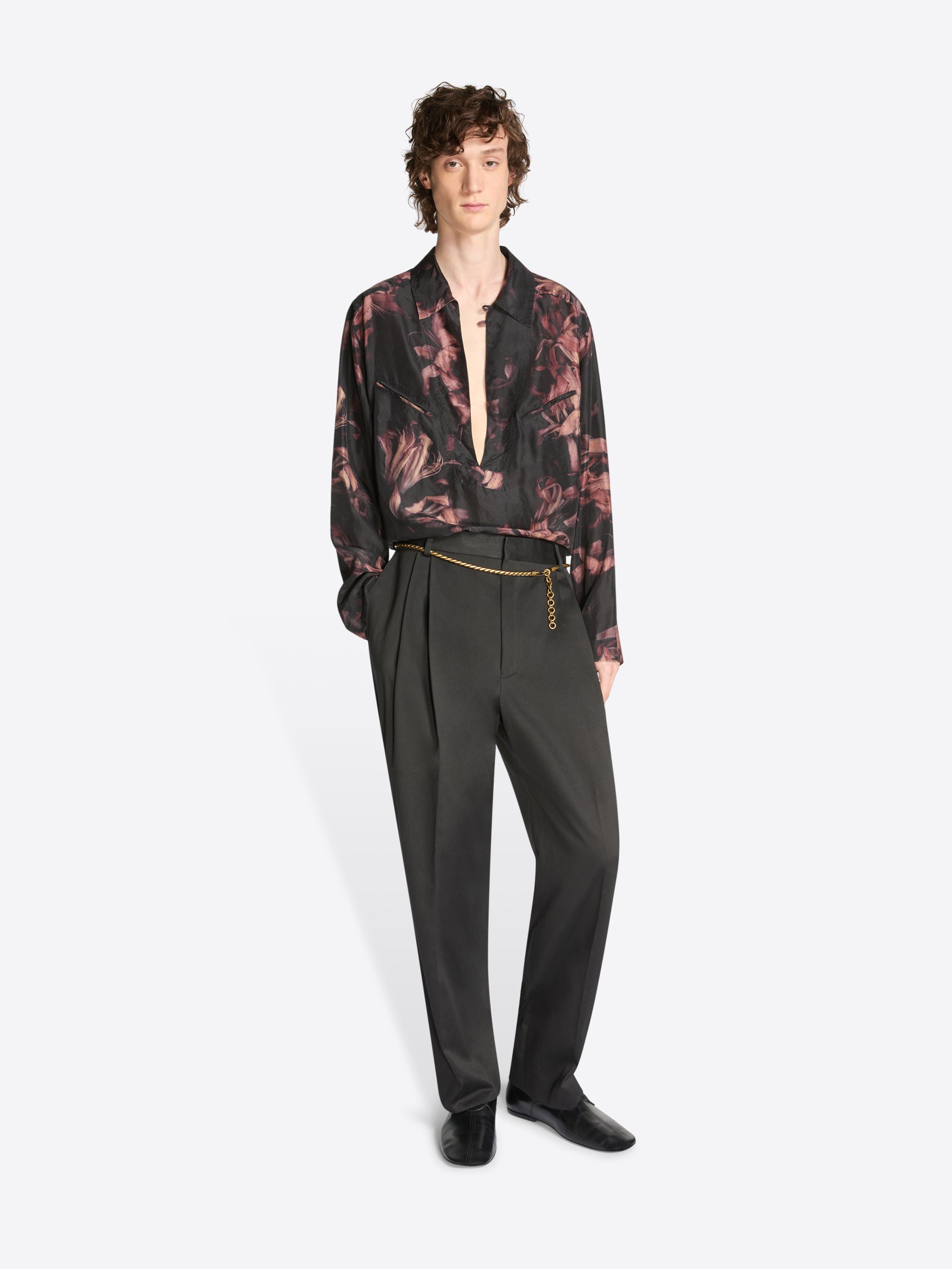 Popover silk shirt - Autumn-Winter Men | Dries Van Noten