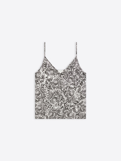 Floral patterned camisole on a white background - Dries Van Noten