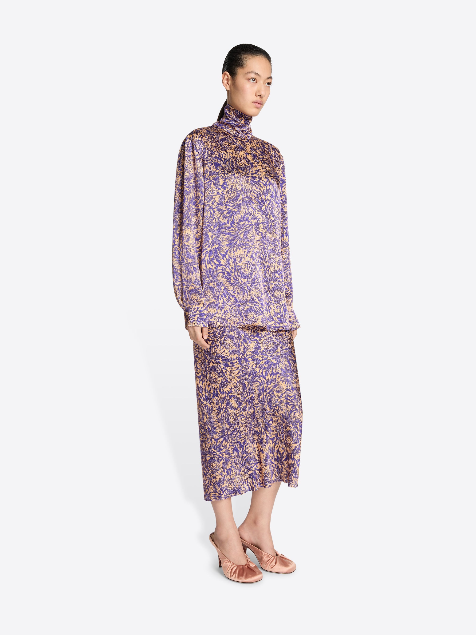 フェザープリントブラウス　DRIES VAN NOTEN 331806-45209-DRIES-VAN-NOTEN-