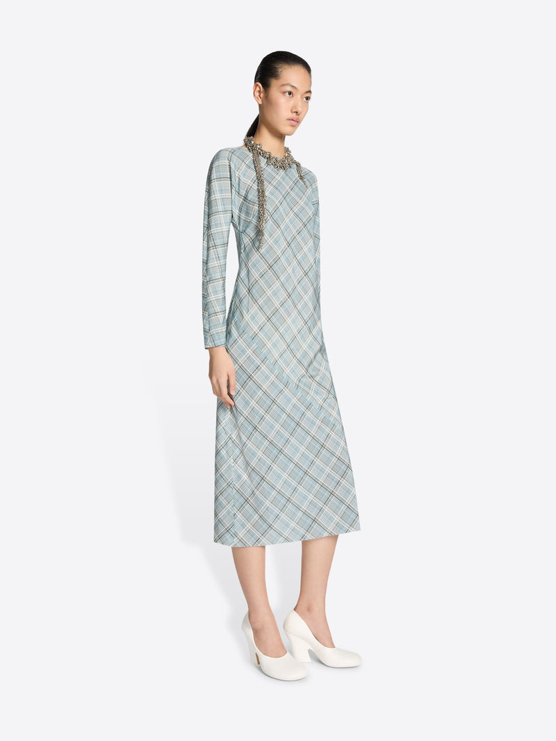 Waisted silk dress - Autumn-Winter Women | Dries Van Noten Waisted silk dress - Autumn-Winter Women | Dries Van Noten