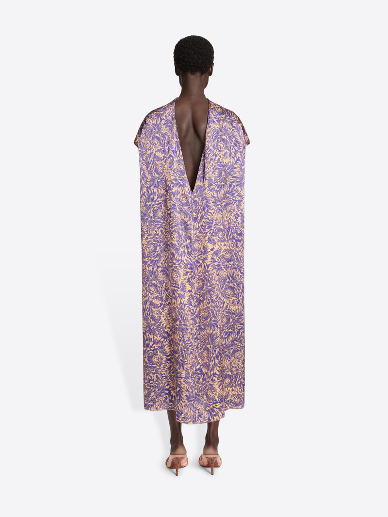 Dries Van Noten - Women - Printed Silk Dress - Peach - Xs Dries Van Noten - Women - Printed Silk Dress - Peach - Xs