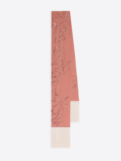 Printed scarf on white background - Dries Van Noten