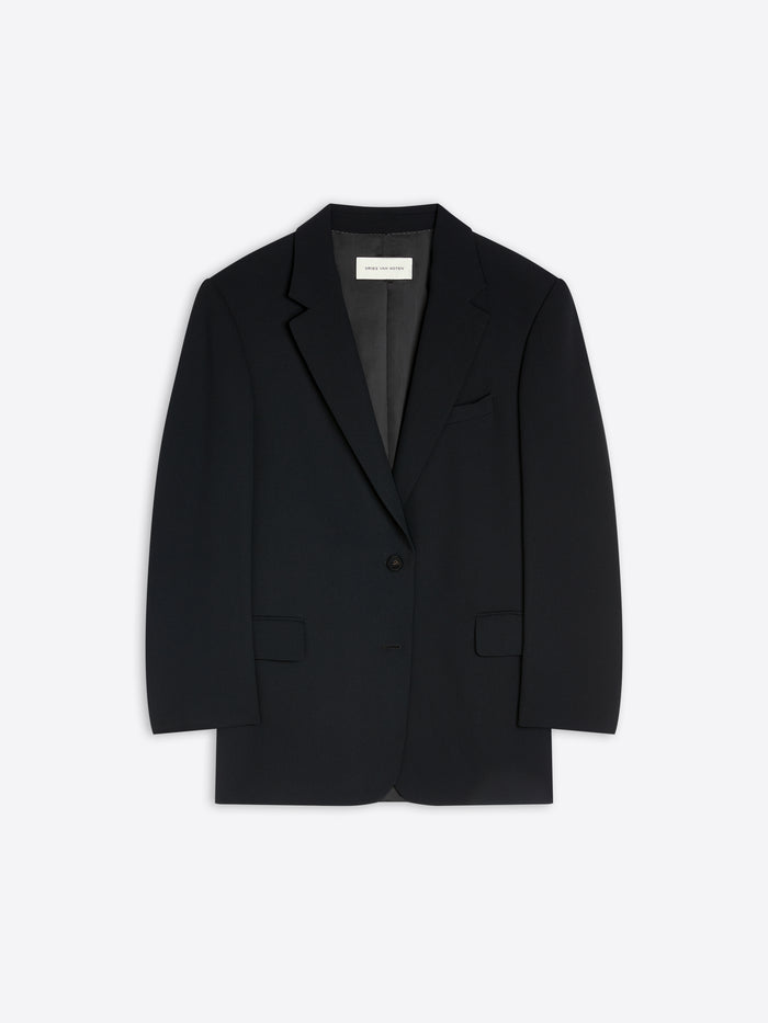 Black blazer on a light gray background - Dries Van Noten