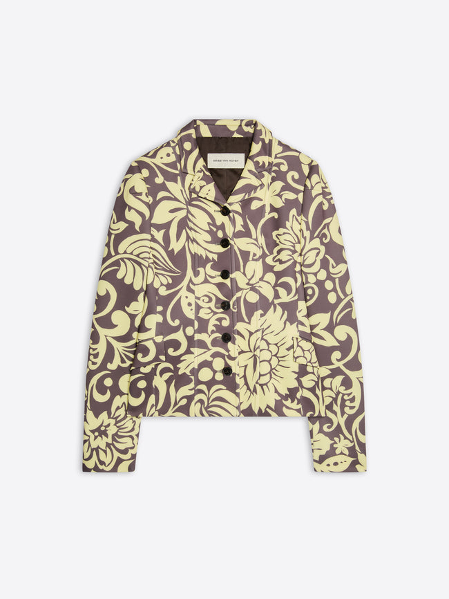Floral patterned shirt on a white background - Dries Van Noten
