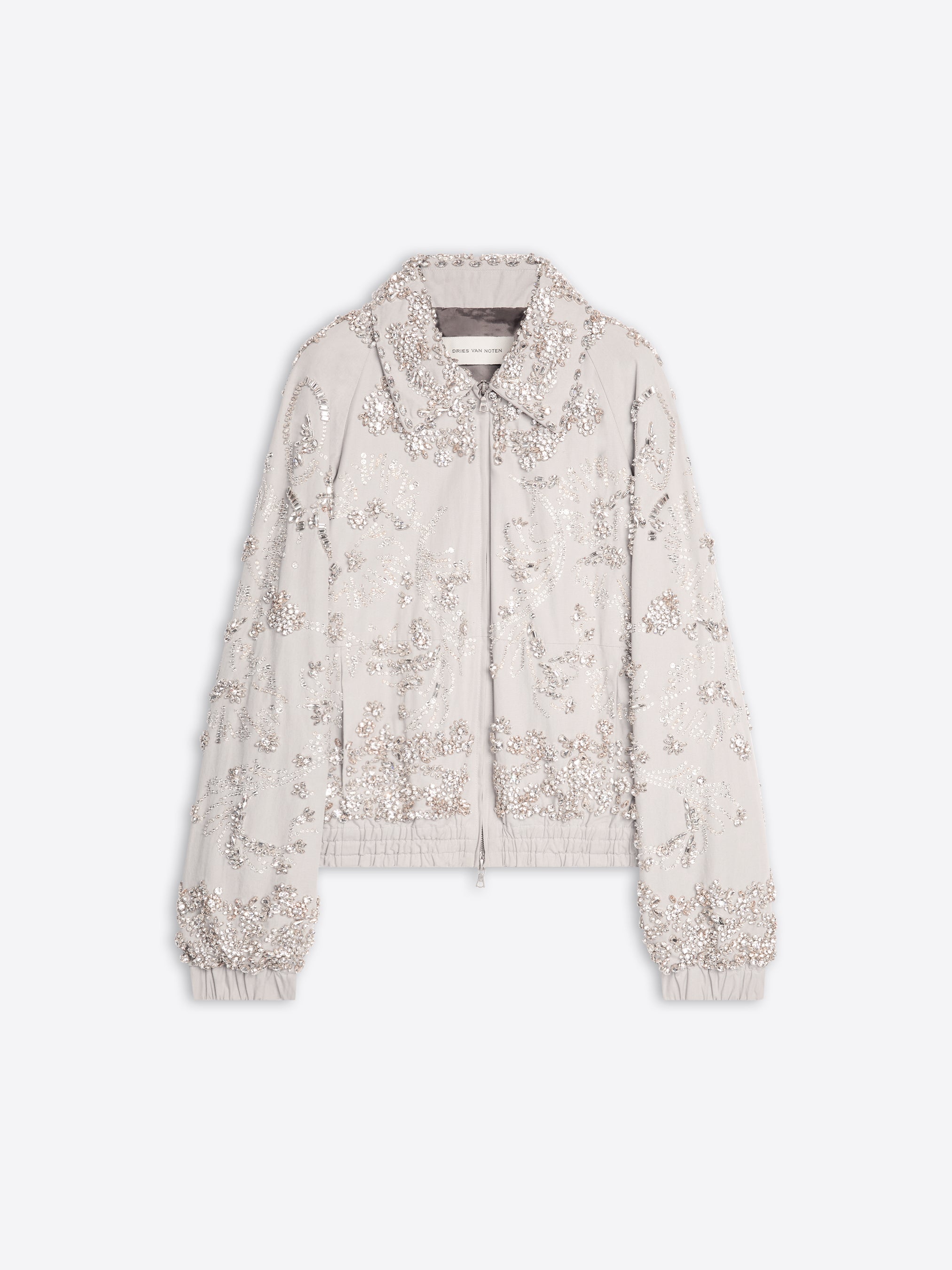 Embroidered cotton blouson - Spring-Summer Women | Dries Van Noten