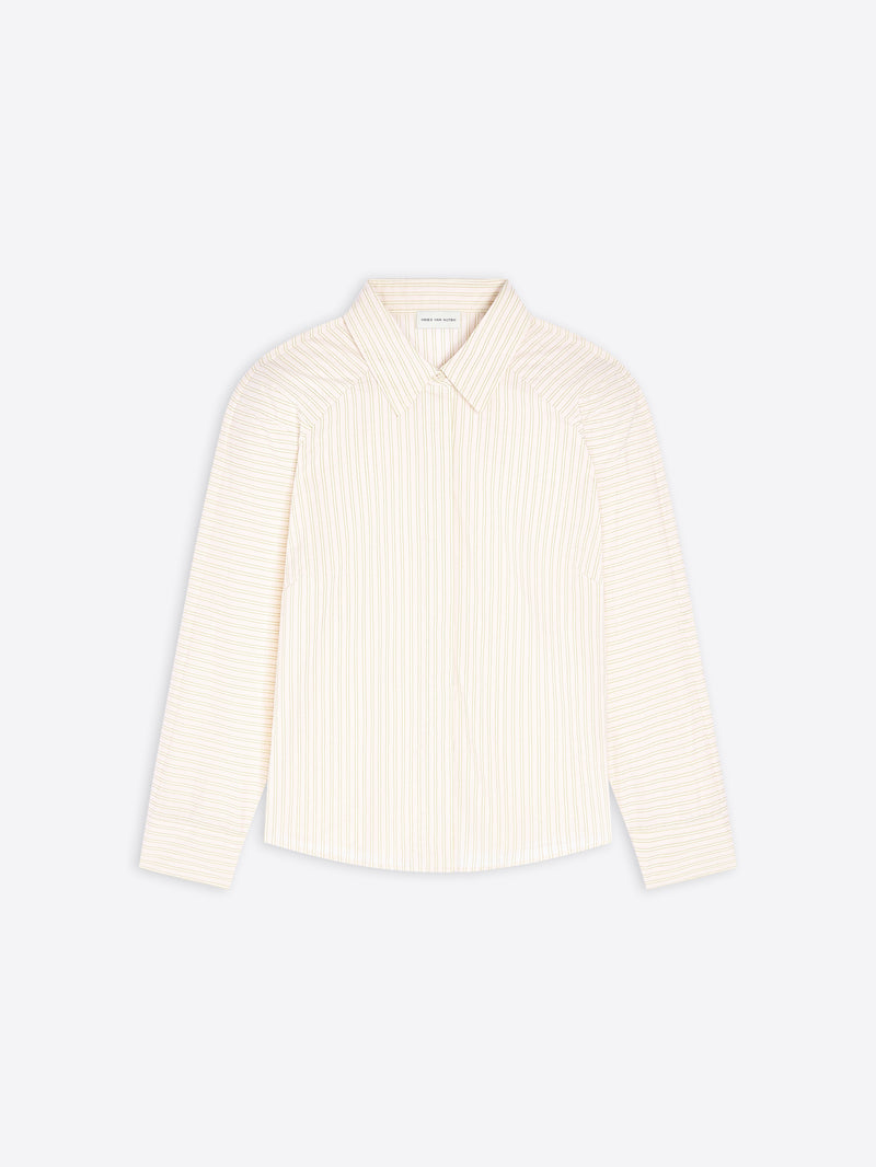 Beige shirt on a light gray background - Dries Van Noten