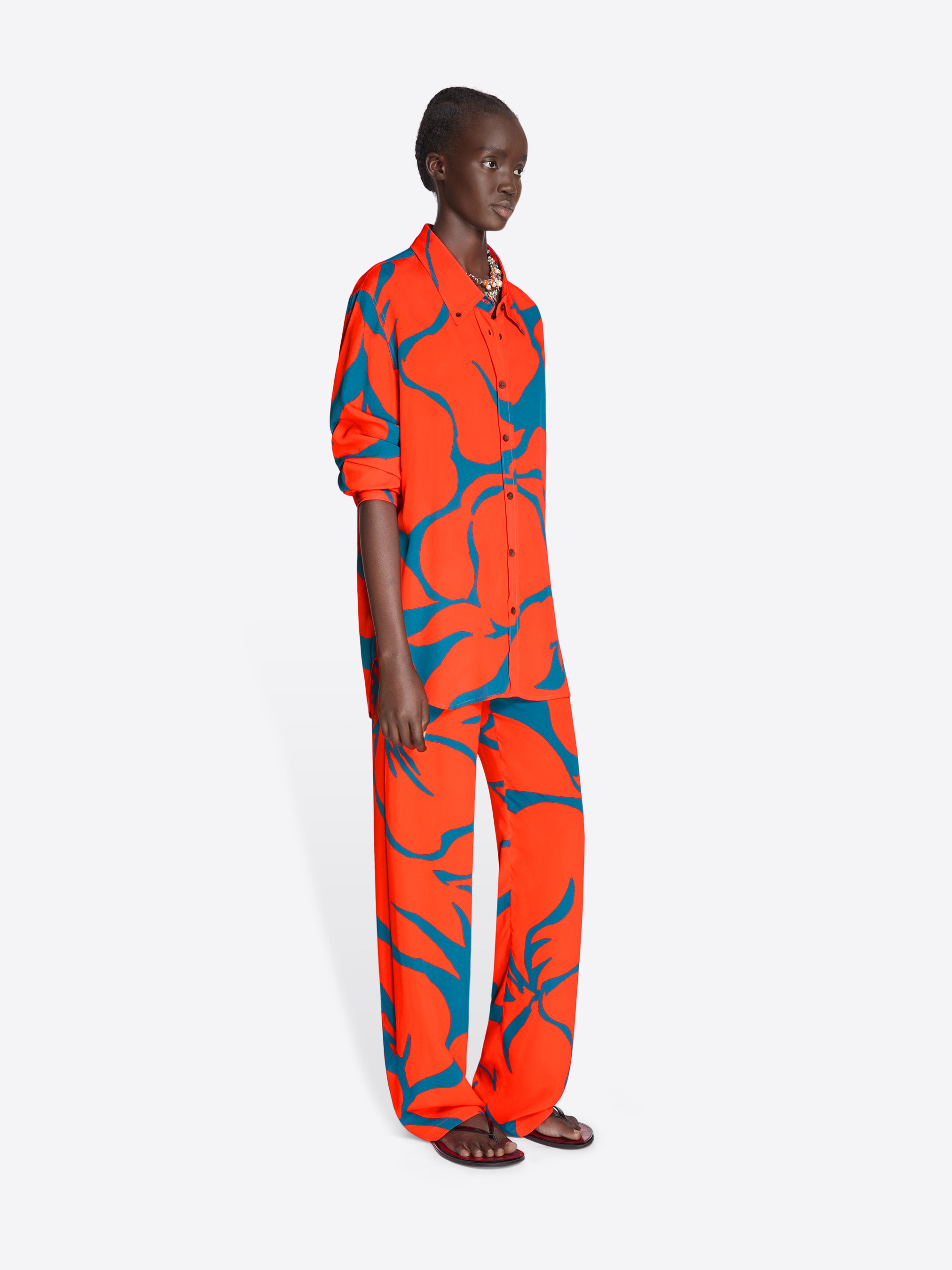 Loose viscose shirt - Spring-Summer Women | Dries Van Noten