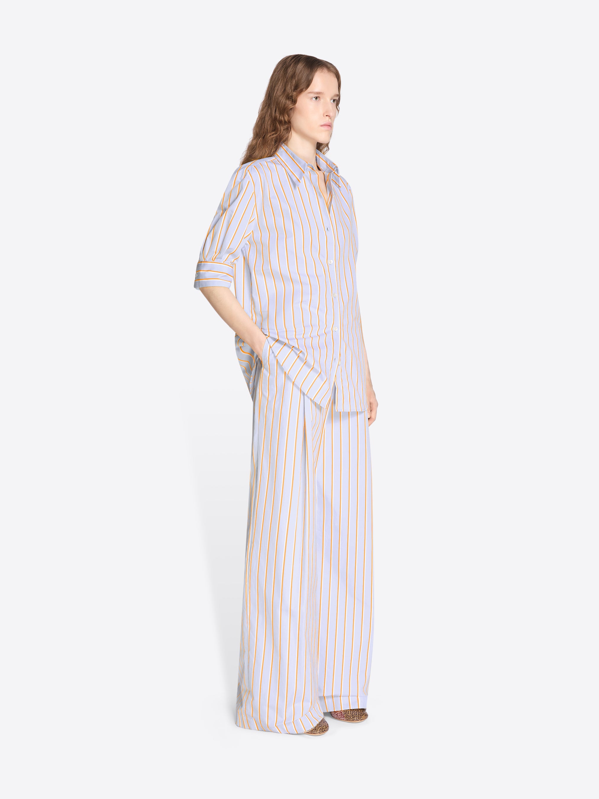 Cuffed cotton shirt - Spring-Summer Women | Dries Van Noten