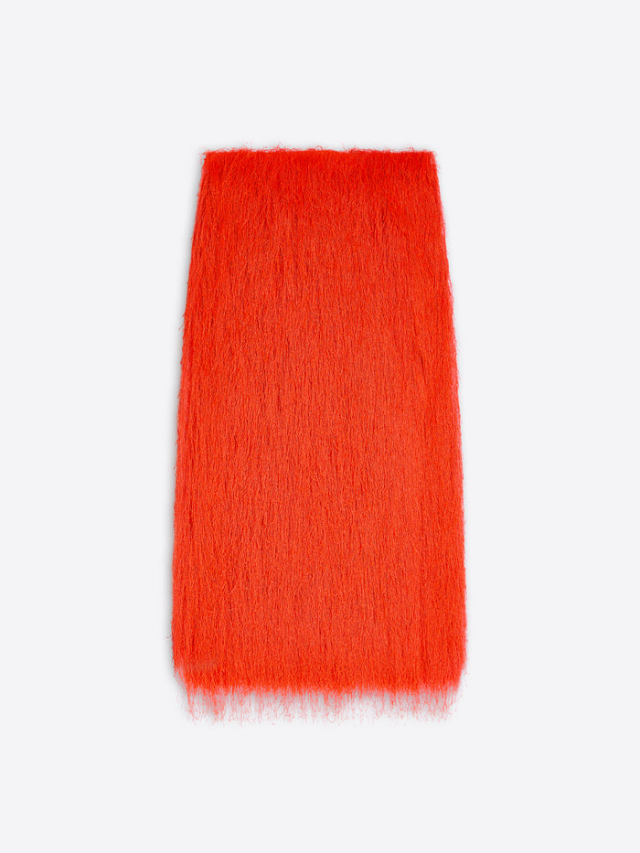 Red skirt on a white background - Dries Van Noten