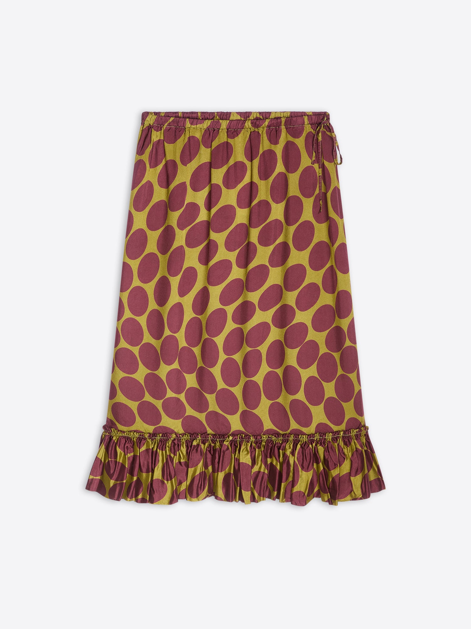 Skirt with a pattern on a white background - Dries Van Noten