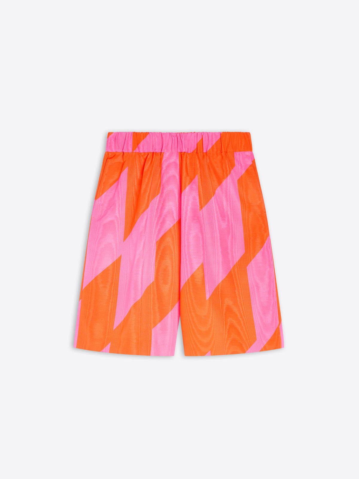 Colorful geometric-patterned shorts on a white background - Dries Van Noten