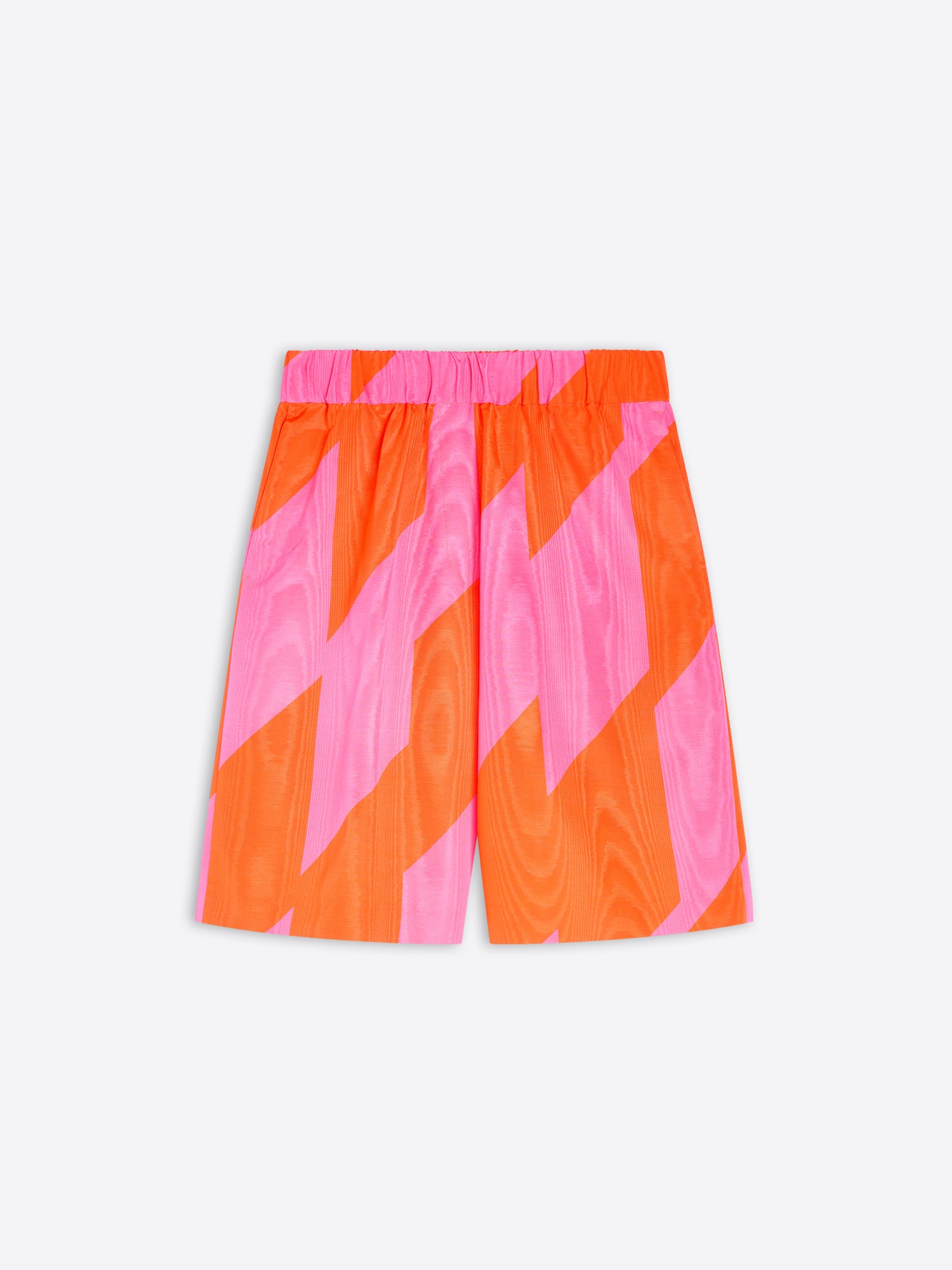 Colorful geometric-patterned shorts on a white background - Dries Van Noten