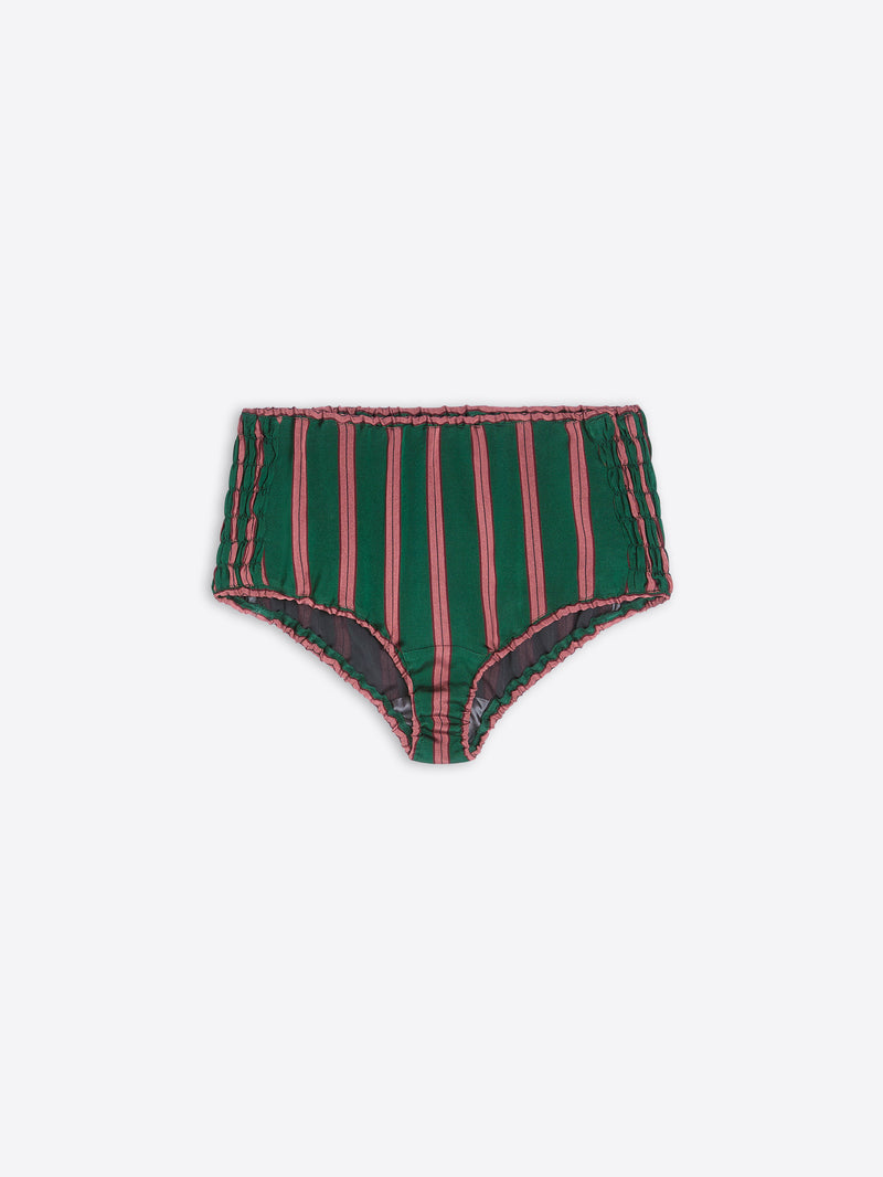 Green and red striped underwear on a white background - Dries Van Noten