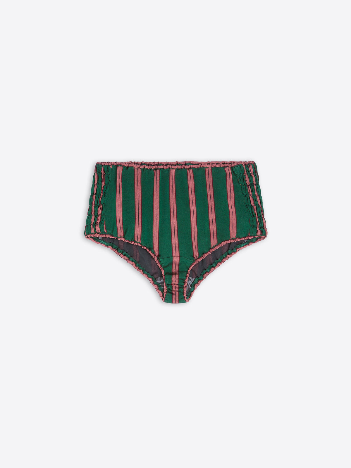 Green and red striped underwear on a white background - Dries Van Noten