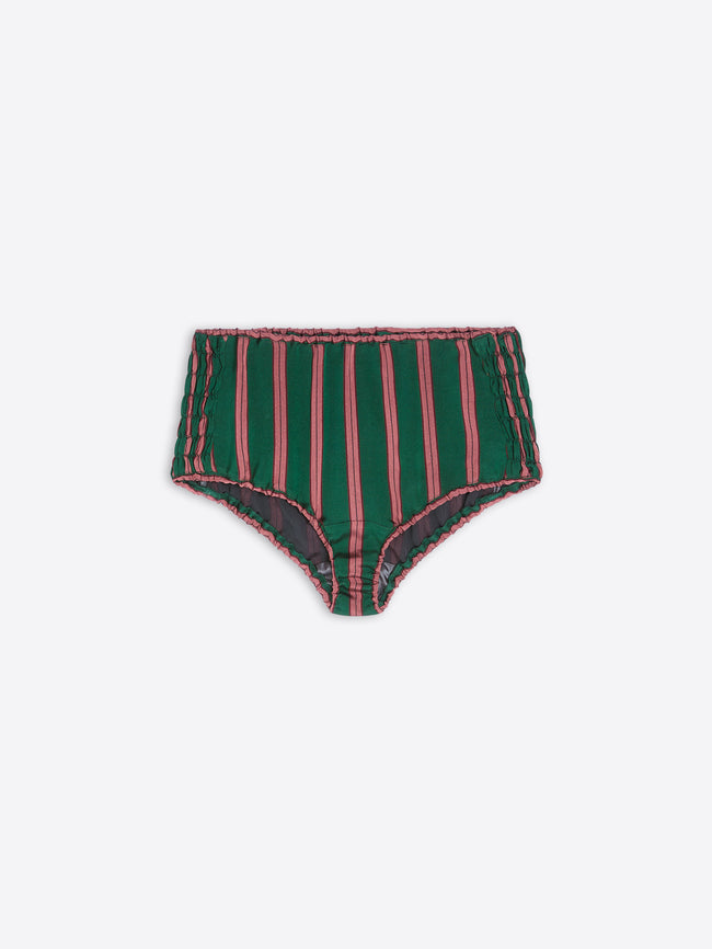 Green and red striped underwear on a white background - Dries Van Noten