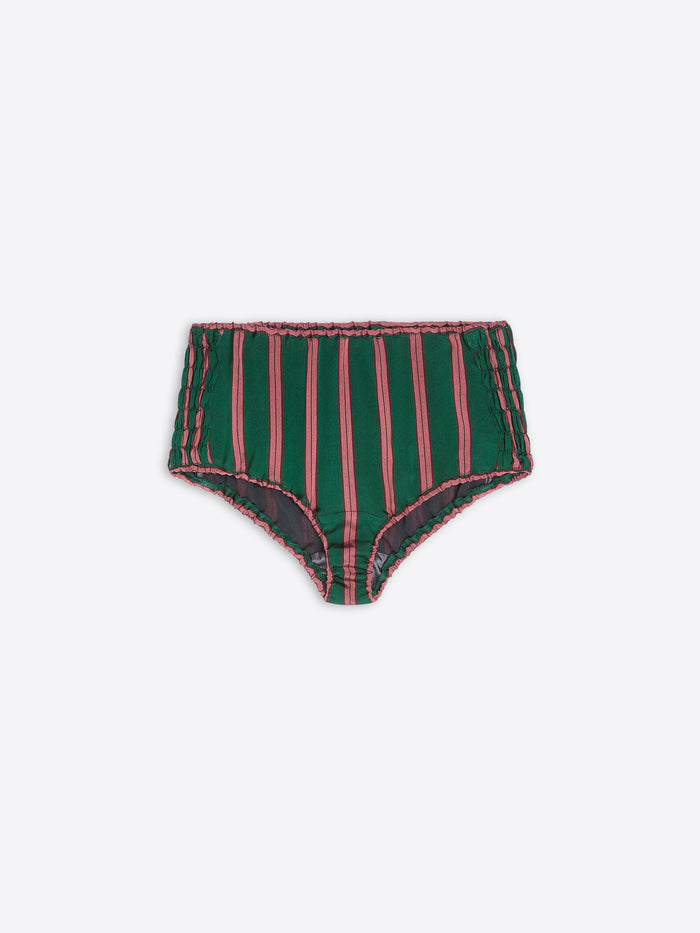 Green and red striped underwear on a white background - Dries Van Noten
