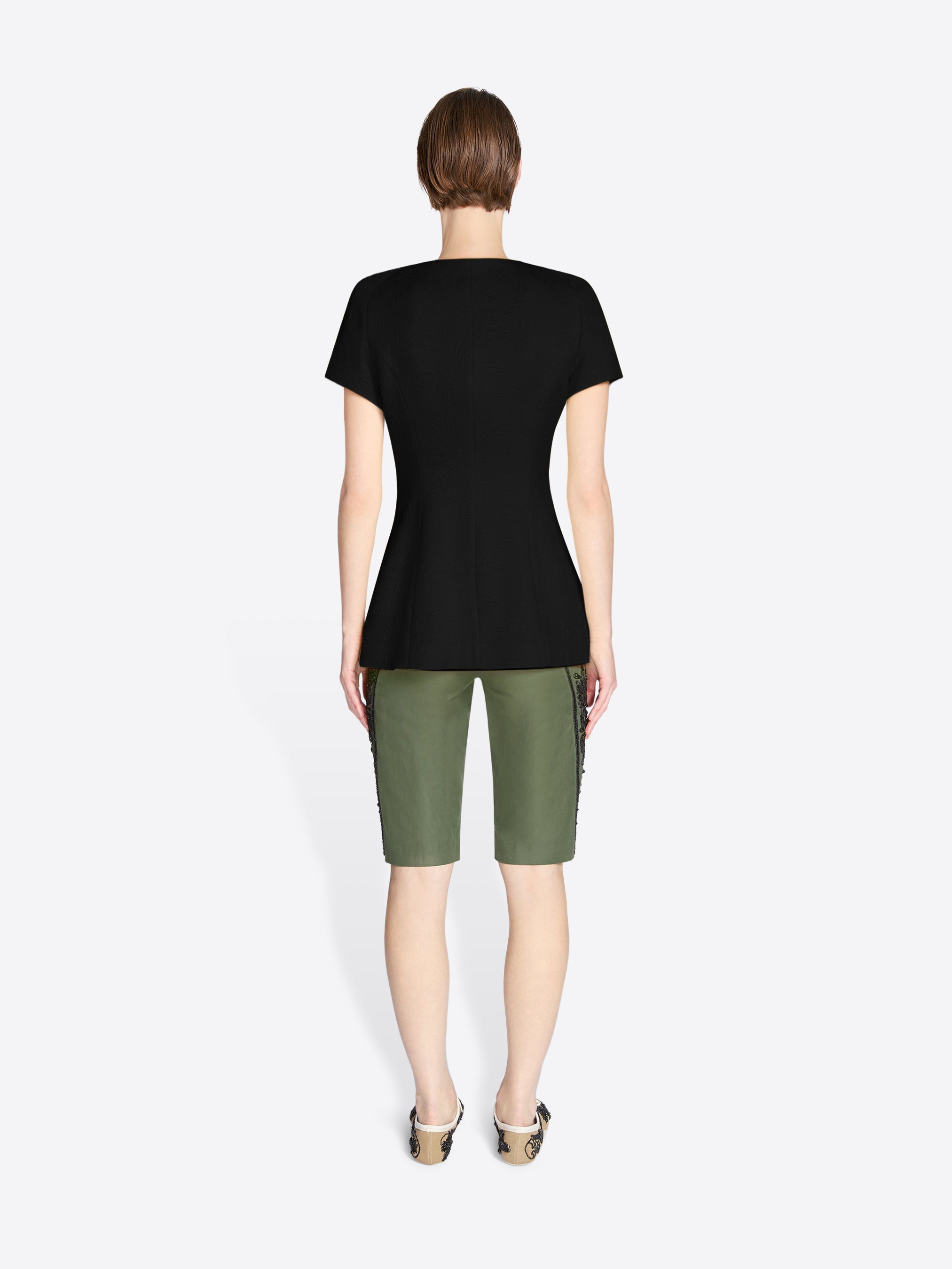 Embroidered capri pants - Spring-Summer Women | Dries Van Noten