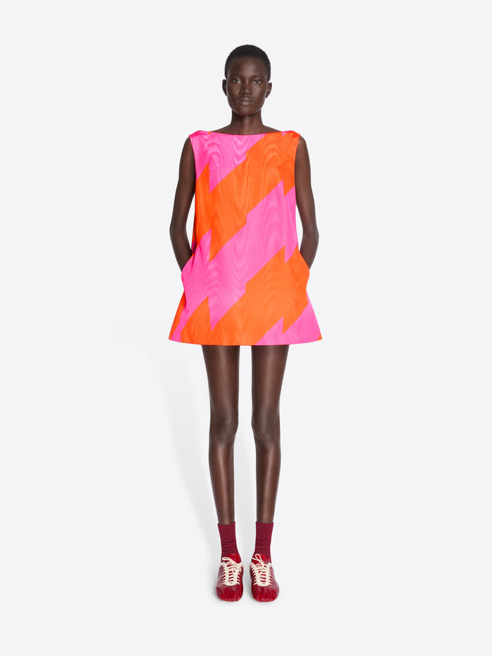 orange multicolor dress One Way Ticket Orange Colorblock Maxi Dress