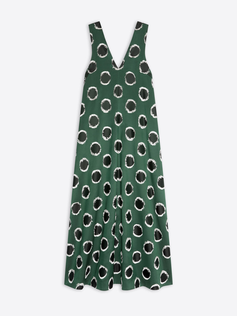 Dries Van Noten - Women - Fil Coup Dress - Dark Green - 34 Dries Van Noten - Women - Fil Coup Dress - Dark Green - 34