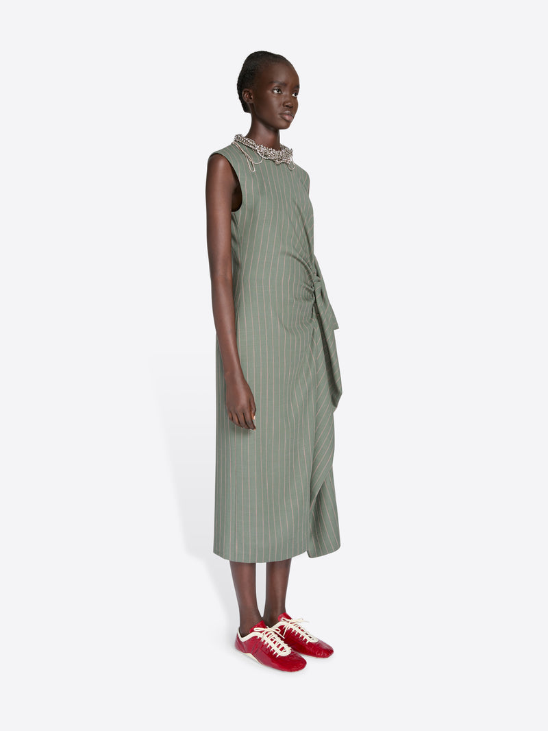 Fitted draped dress - Spring-Summer Women | Dries Van Noten Fitted draped dress - Spring-Summer Women | Dries Van Noten