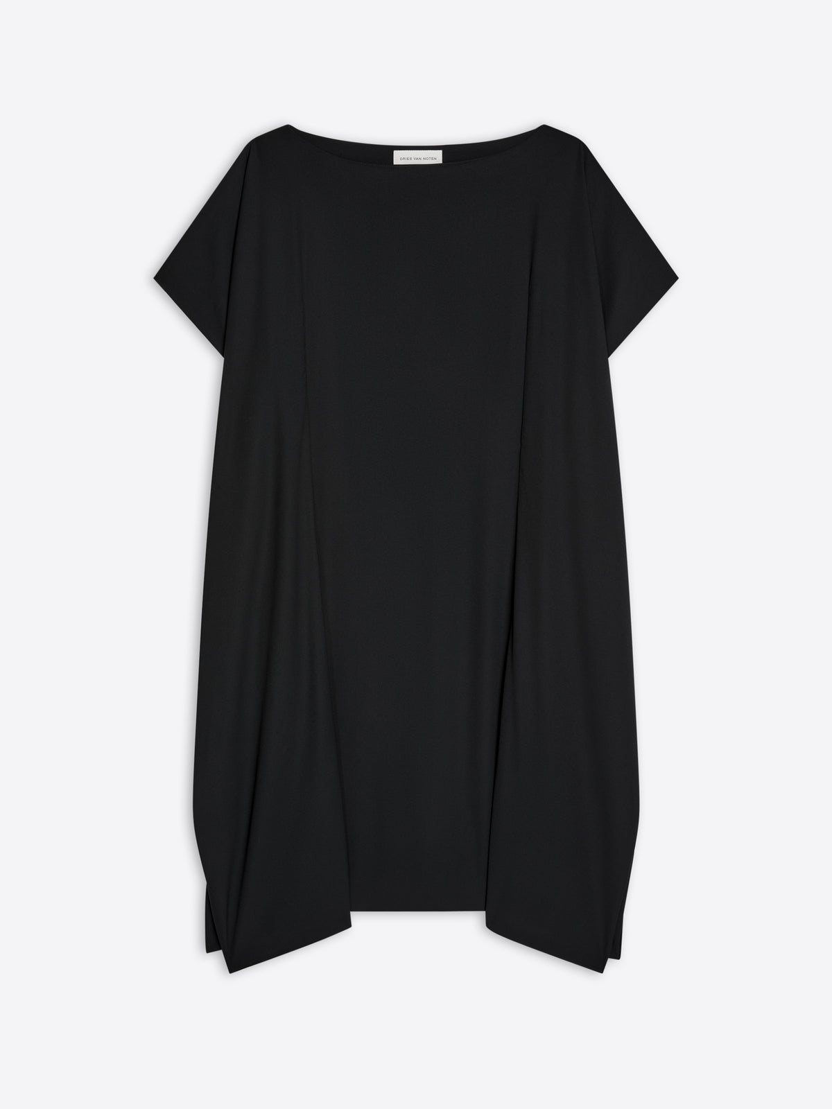 Black dress on a white background - Dries Van Noten