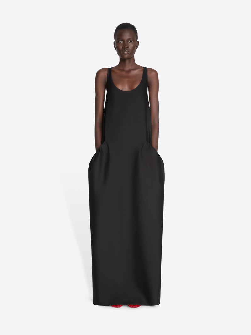 Dries Van Noten - Women - Wool Silk Evening Dress - Black - 42 Dries Van Noten - Women - Wool Silk Evening Dress - Black - 42