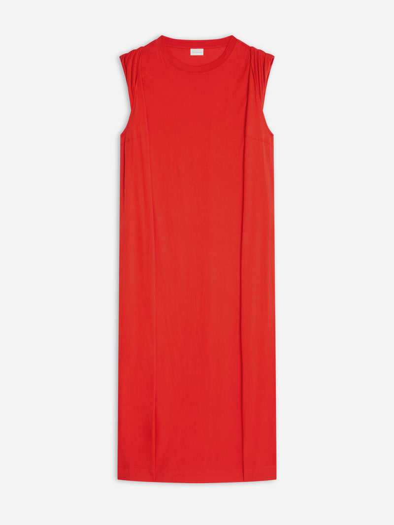 Dries Van Noten - Women - Loose T-Shirt Dress - Red - Xs Dries Van Noten - Women - Loose T-Shirt Dress - Red - Xs
