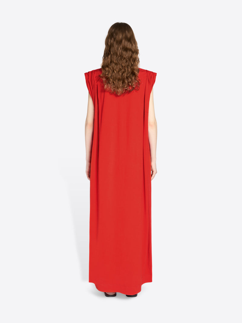Dries Van Noten - Women - Loose T-Shirt Dress - Red - Xs Dries Van Noten - Women - Loose T-Shirt Dress - Red - Xs