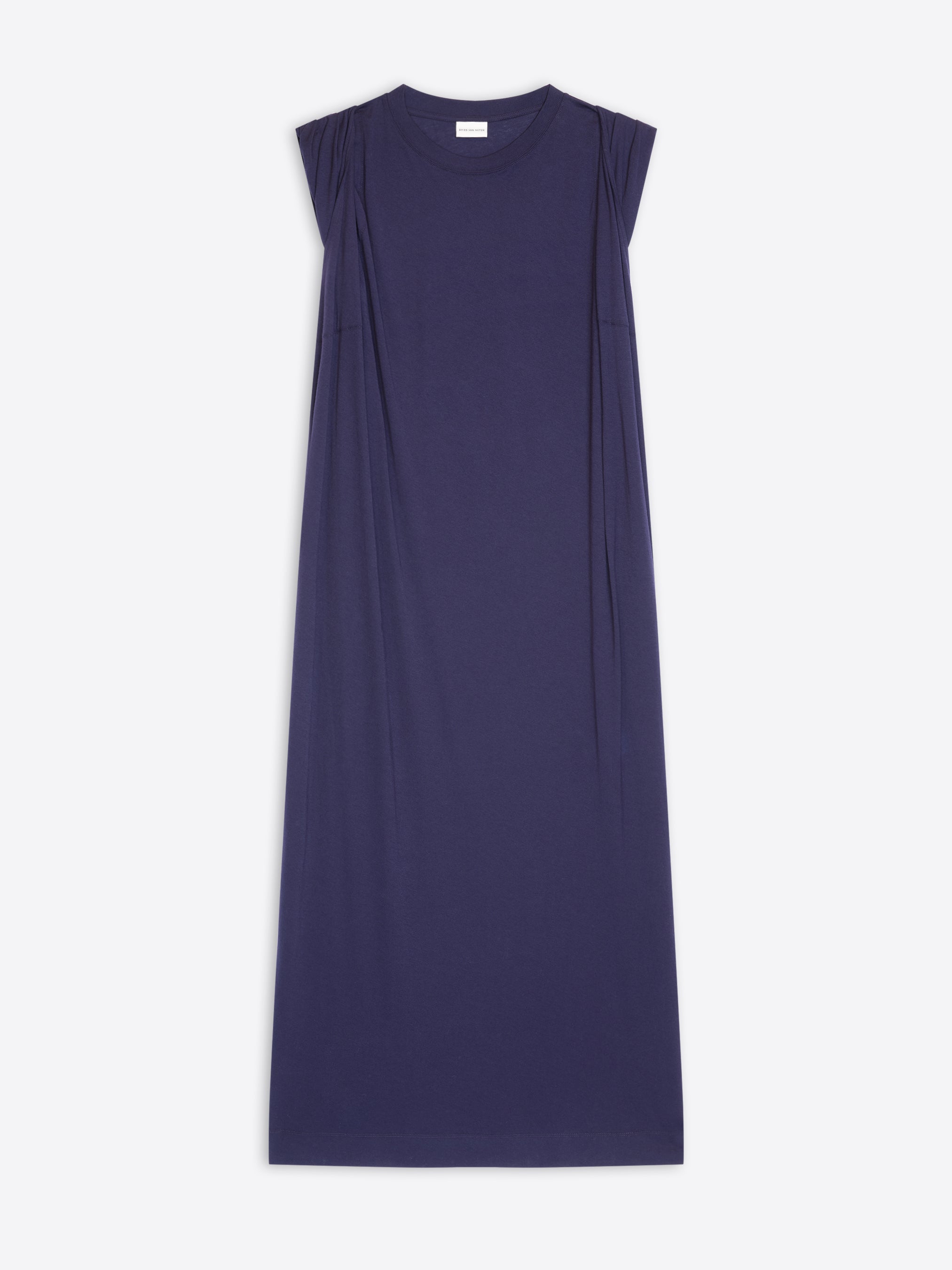 DRIES VAN NOTEN 24SSノースリーブカットソー　パープル Loose T-shirt dress - Spring-Summer Women | Dries Van Noten