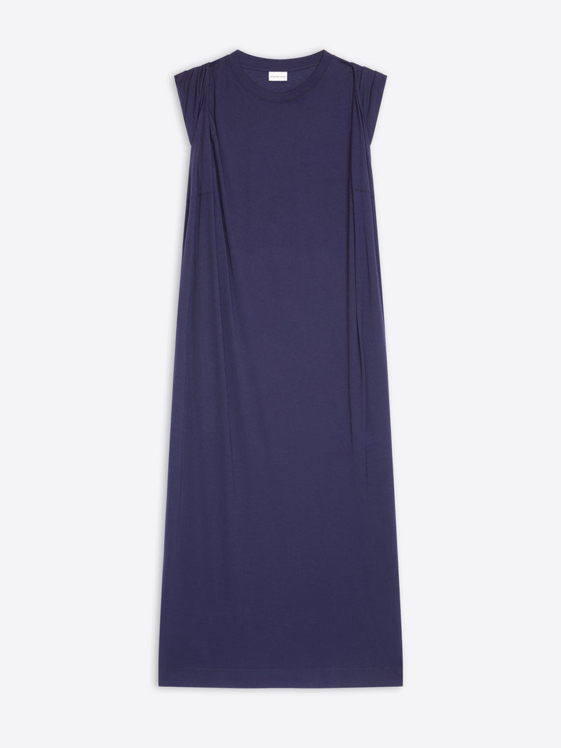 Purple sleeveless dress on a white background - Dries Van Noten