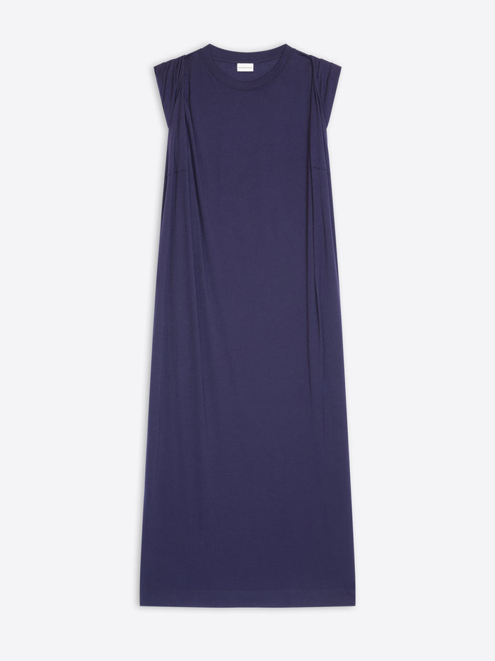 Purple sleeveless dress on a white background - Dries Van Noten