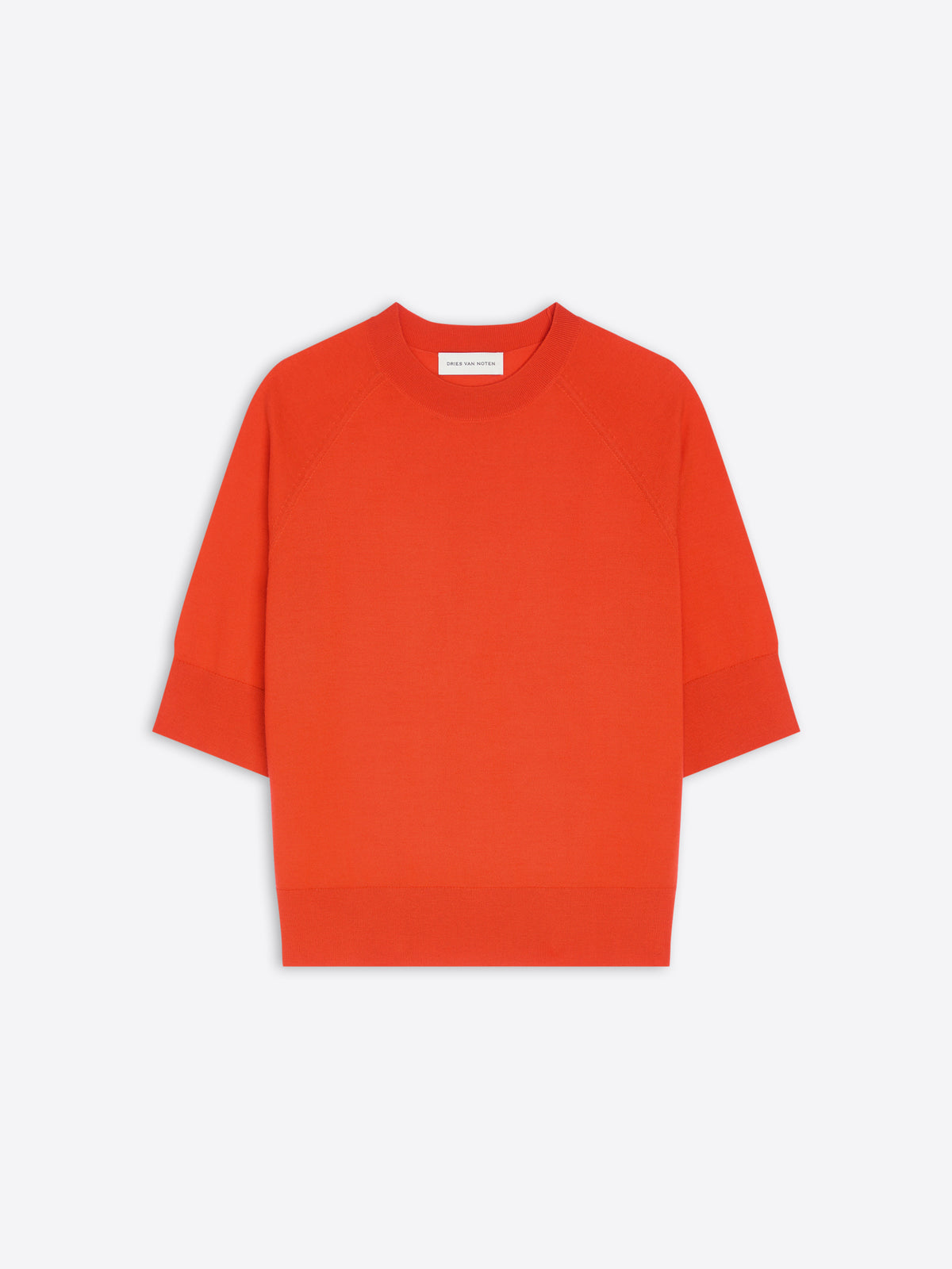 Orange sweater on a white background - Dries Van Noten