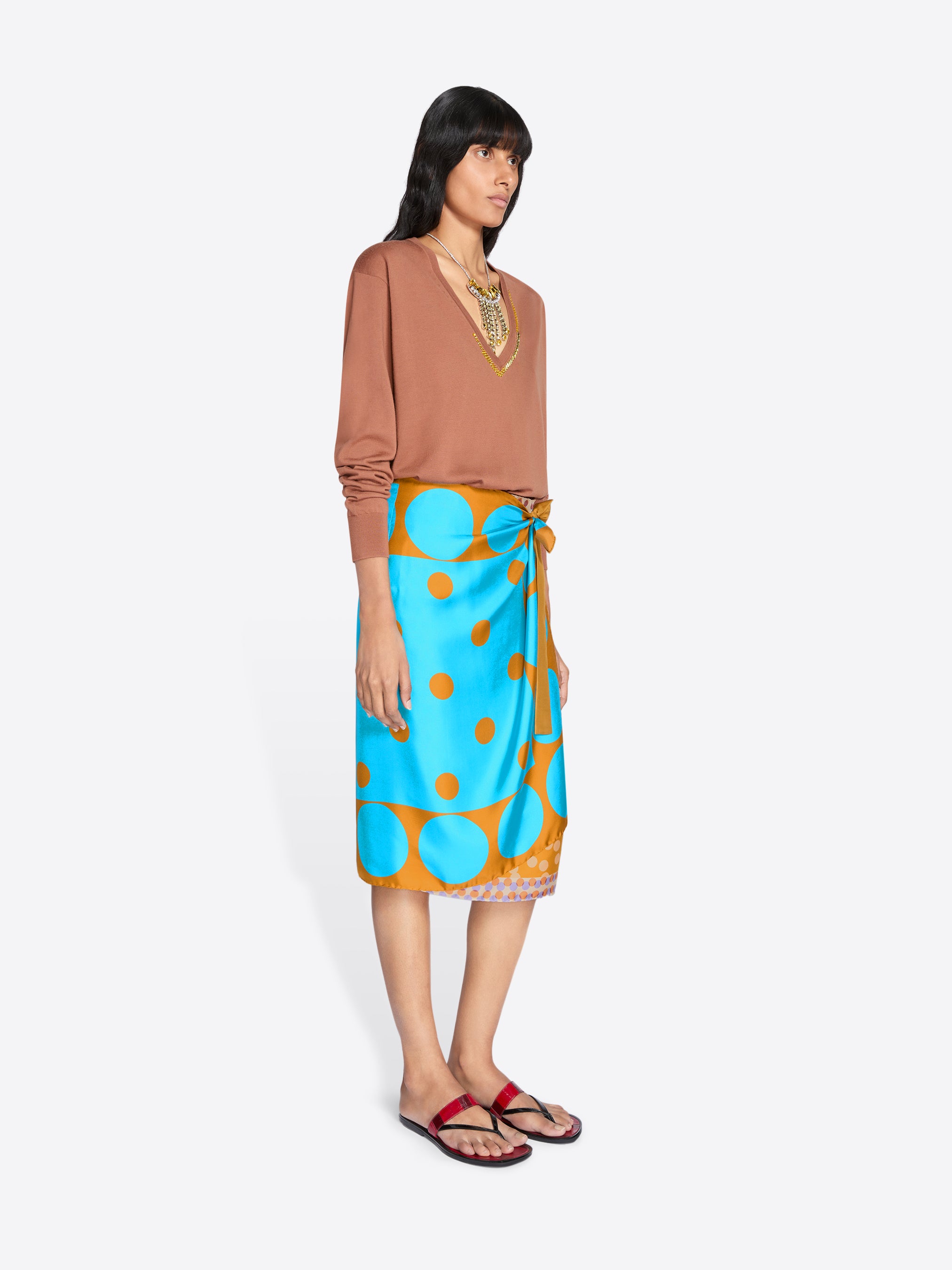 Embroidered merino sweater - Spring-Summer Women | Dries Van Noten