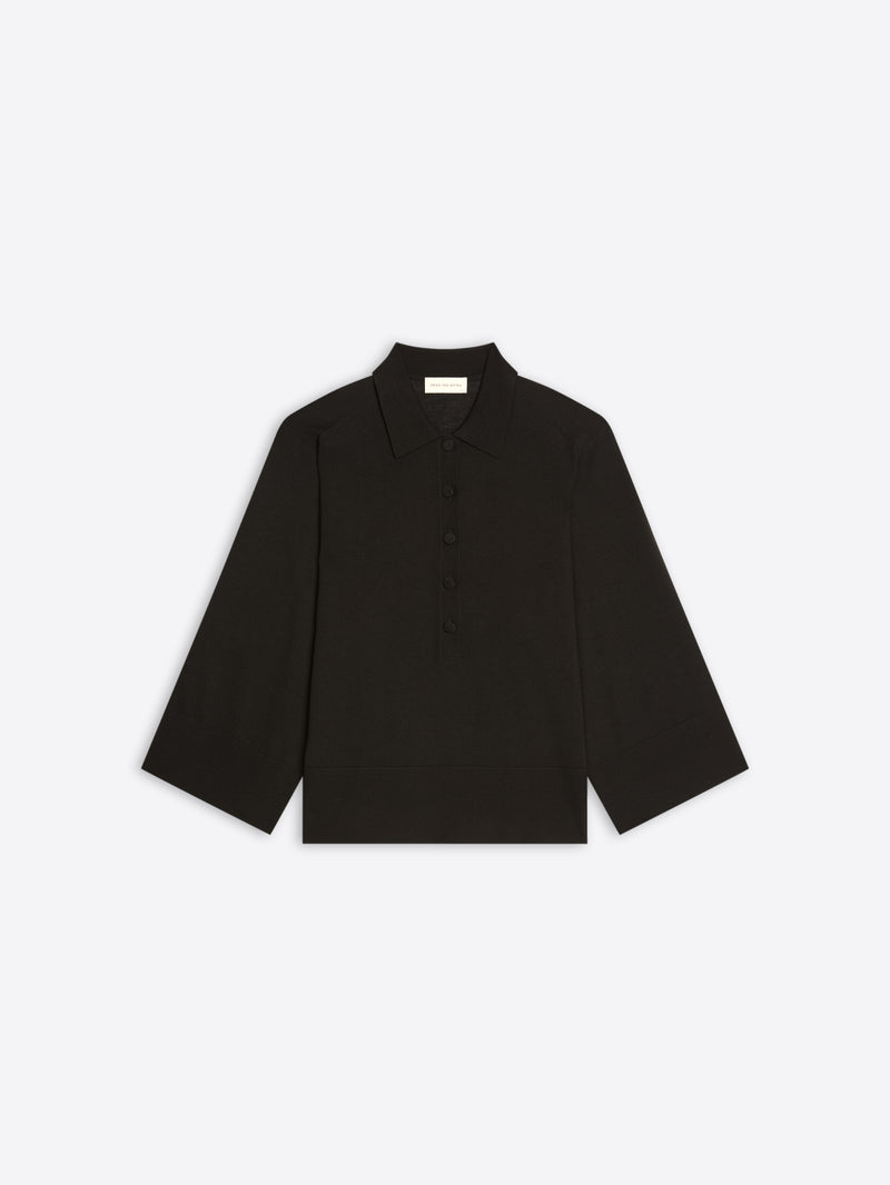 Black shirt on a white background - Dries Van Noten
