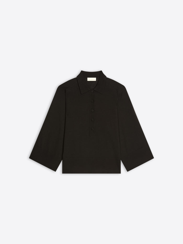 Black shirt on a white background - Dries Van Noten