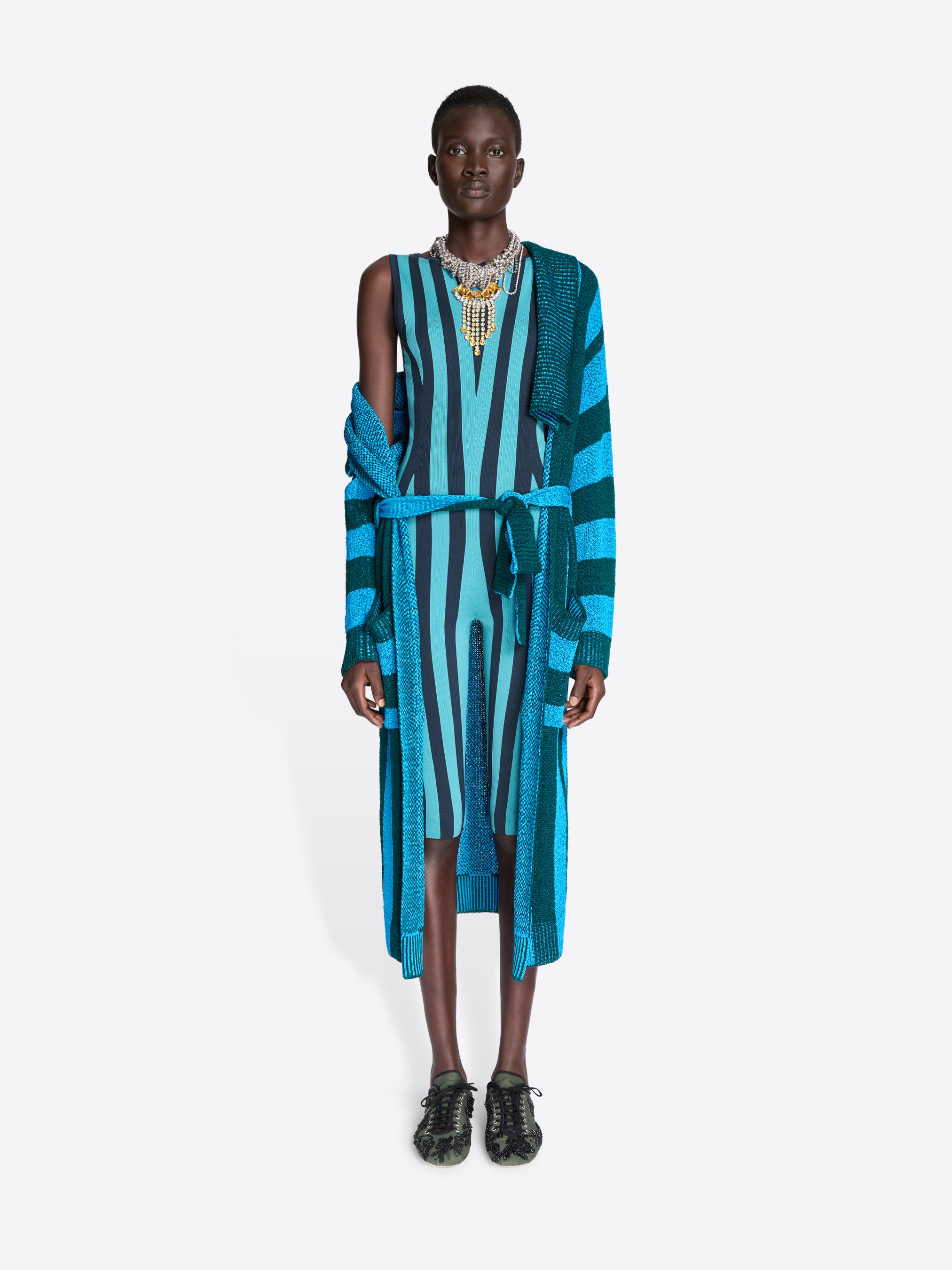 Loose belted cardigan - Spring-Summer Women | Dries Van Noten