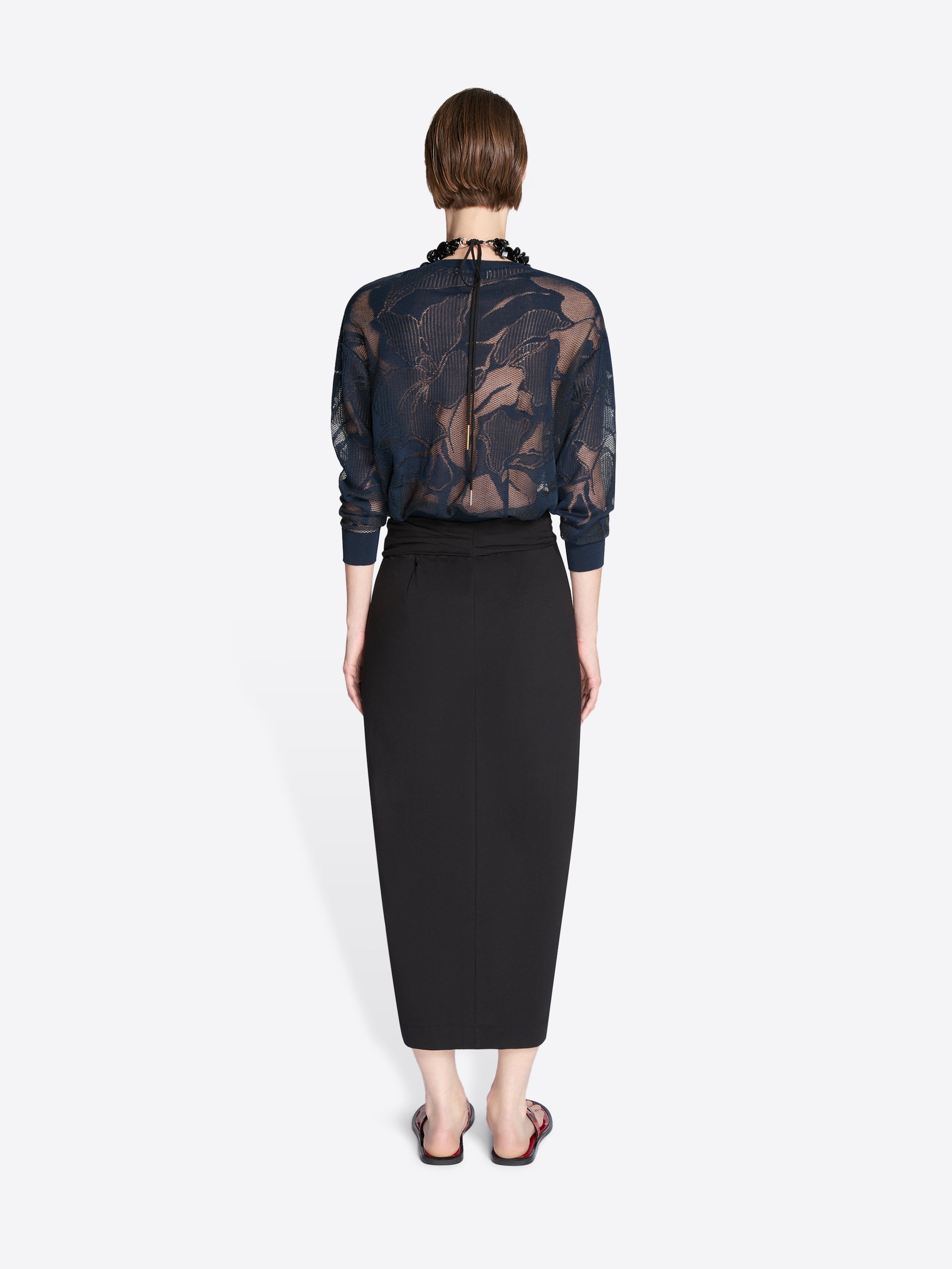 Knotted jersey skirt - Spring-Summer Women | Dries Van Noten