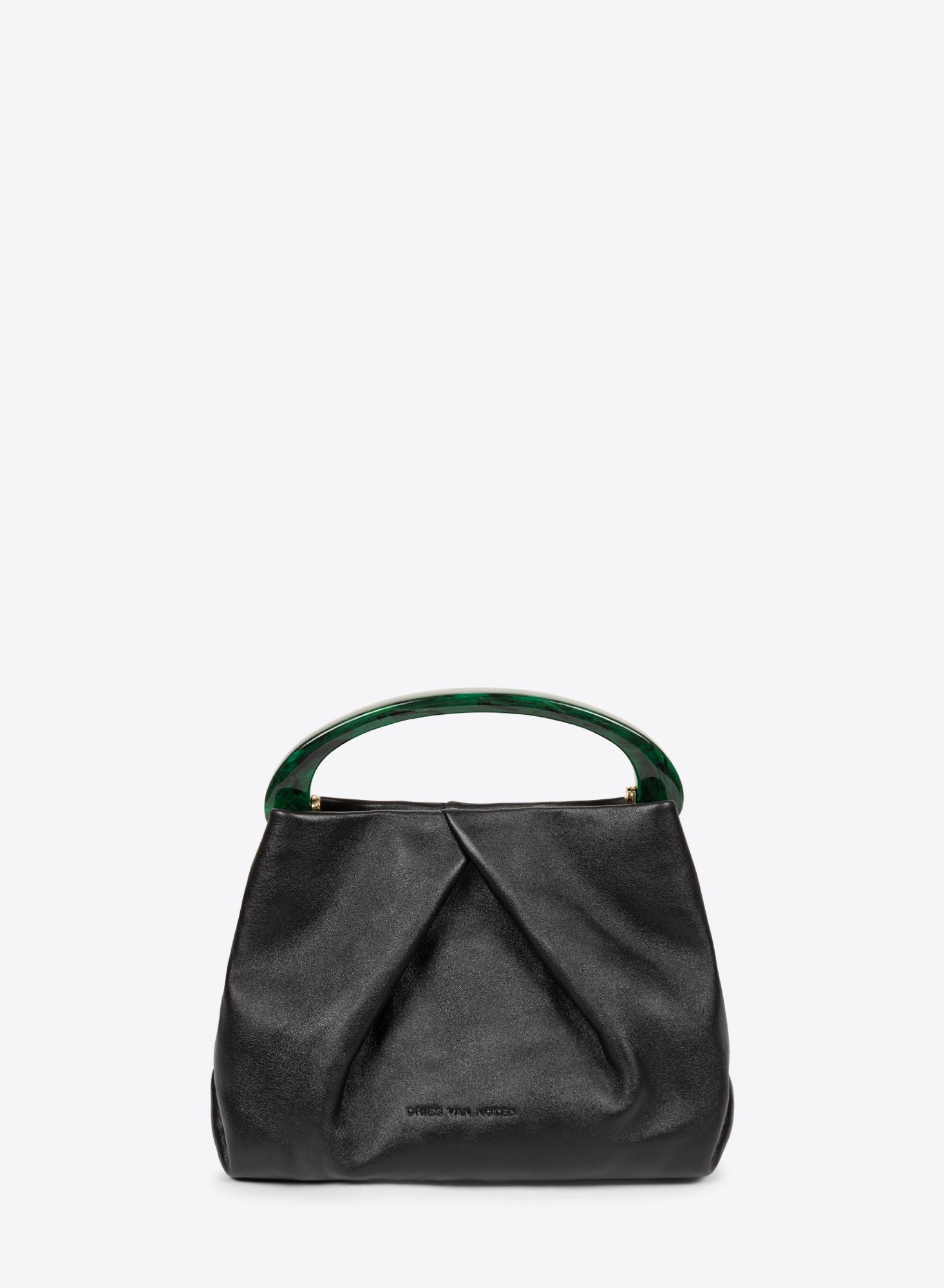 Small pleated leather bag - Spring-Summer Women | Dries Van Noten