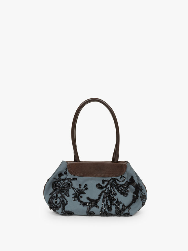 Handbag with a decorative pattern on a white background - Dries Van Noten