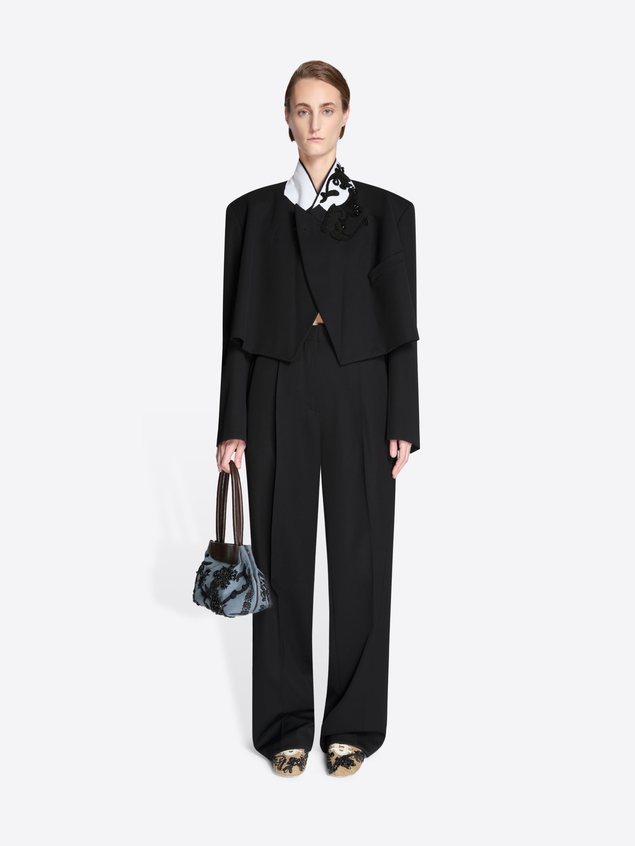 Embroidered mini shoulder bag - Spring-Summer Women | Dries Van Noten