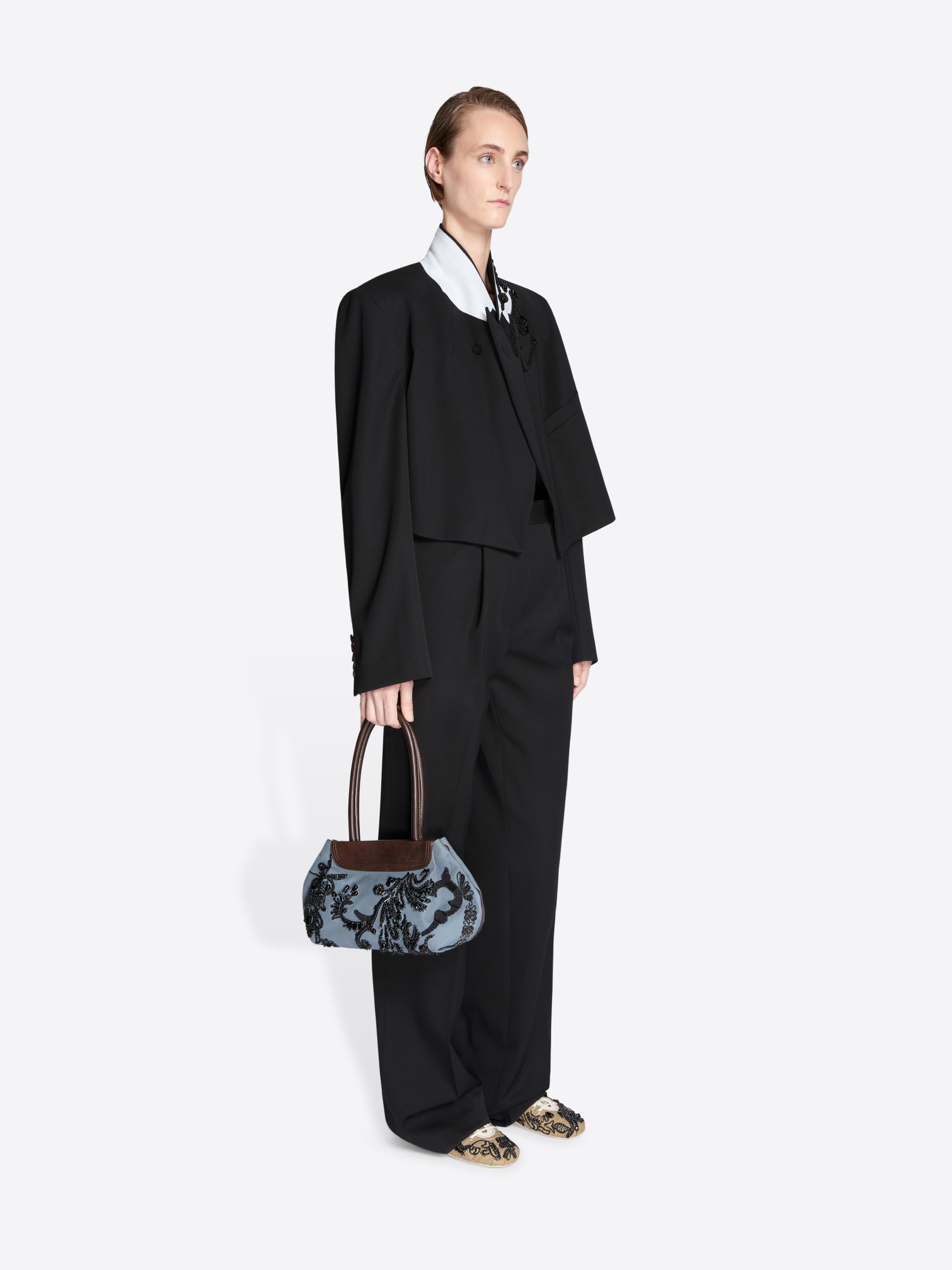 Embroidered mini shoulder bag - Spring-Summer Women | Dries Van Noten