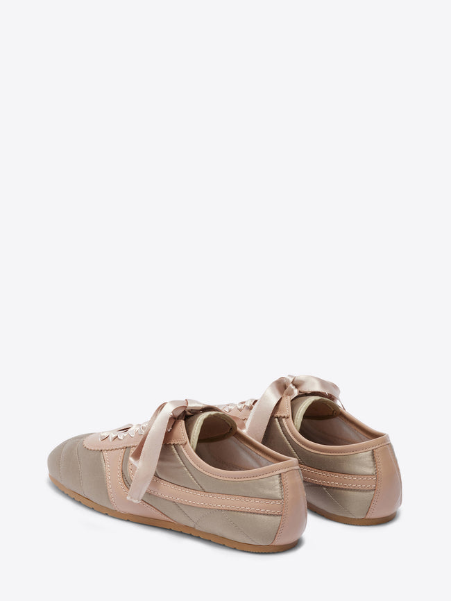 Pair of beige sneakers on a white background - Dries Van Noten