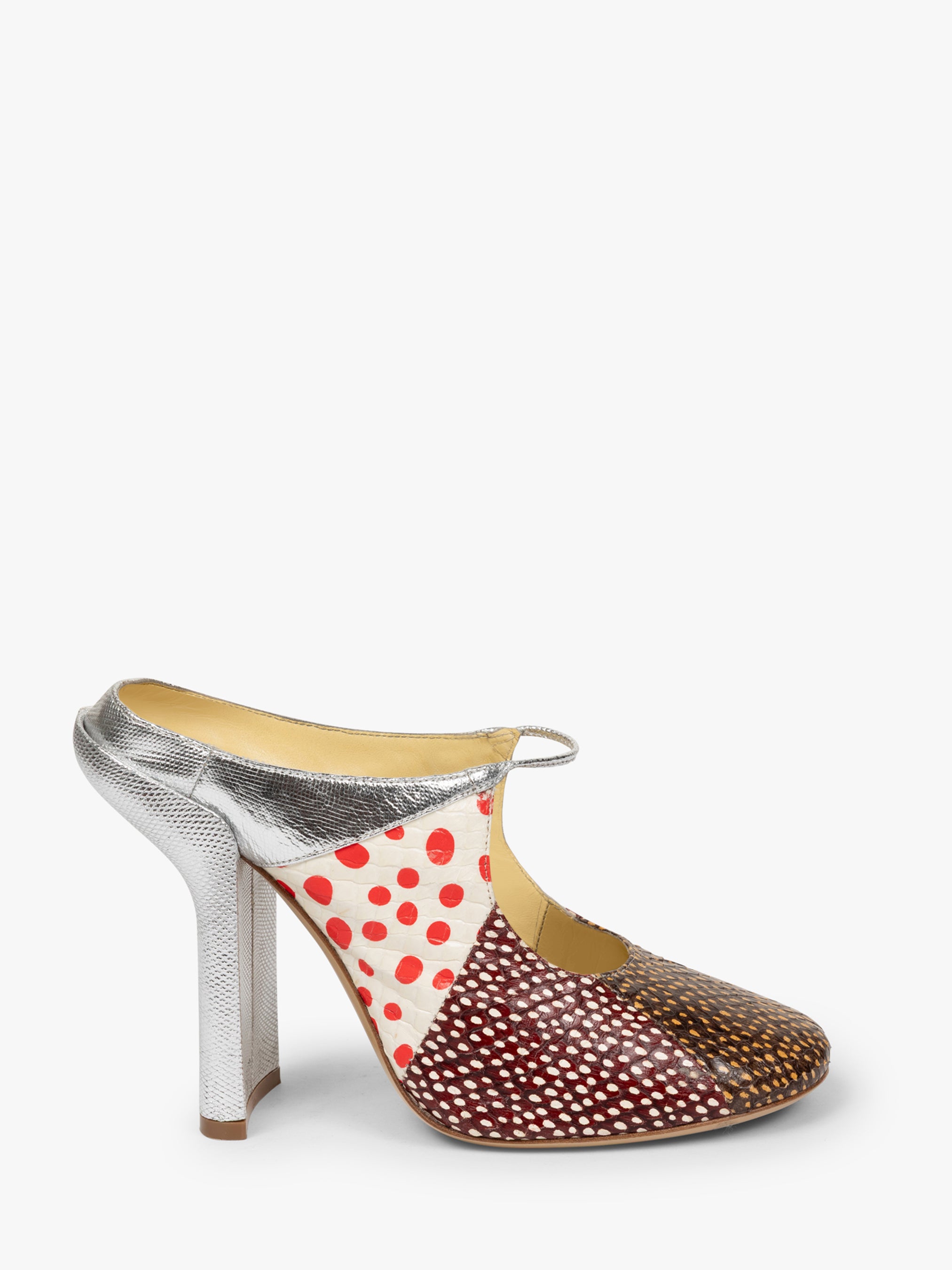 Heeled patchwork mules - Spring-Summer Women | Dries Van Noten