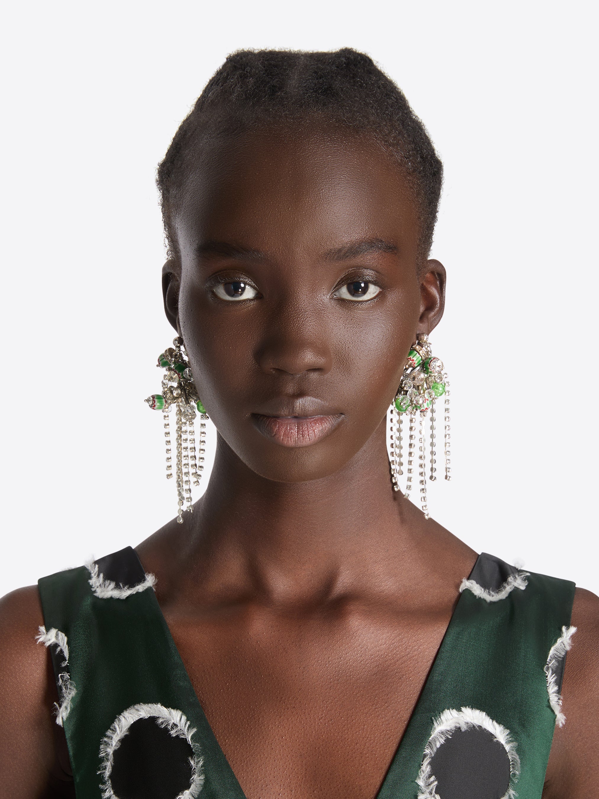 Embellished pin earrings - Spring-Summer Women | Dries Van Noten