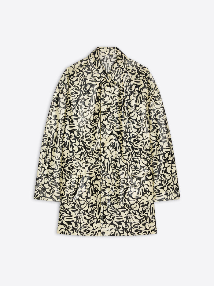 Patterned coat on a white background - Dries Van Noten