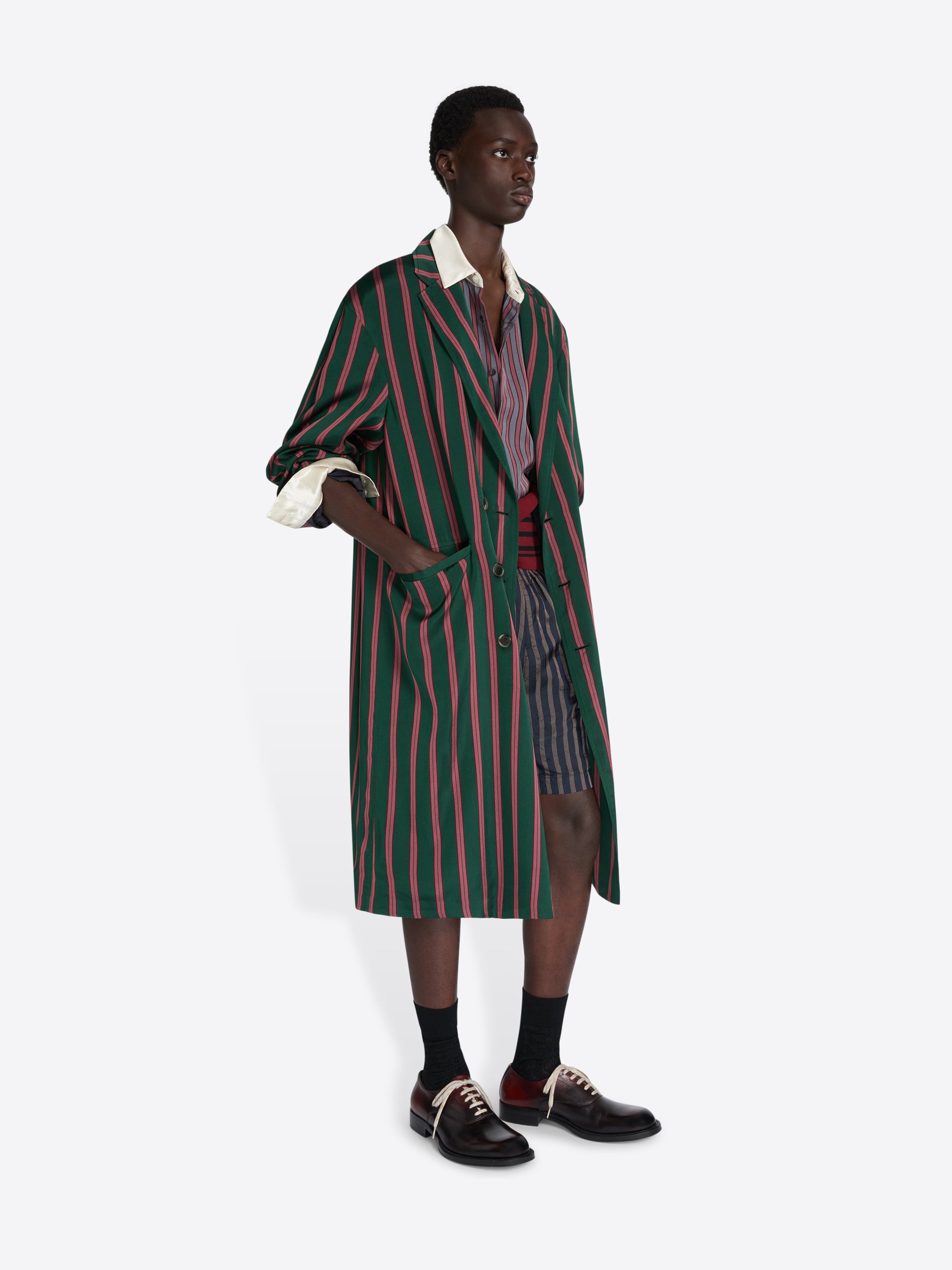 Loose viscose coat - Spring-Summer Men | Dries Van Noten