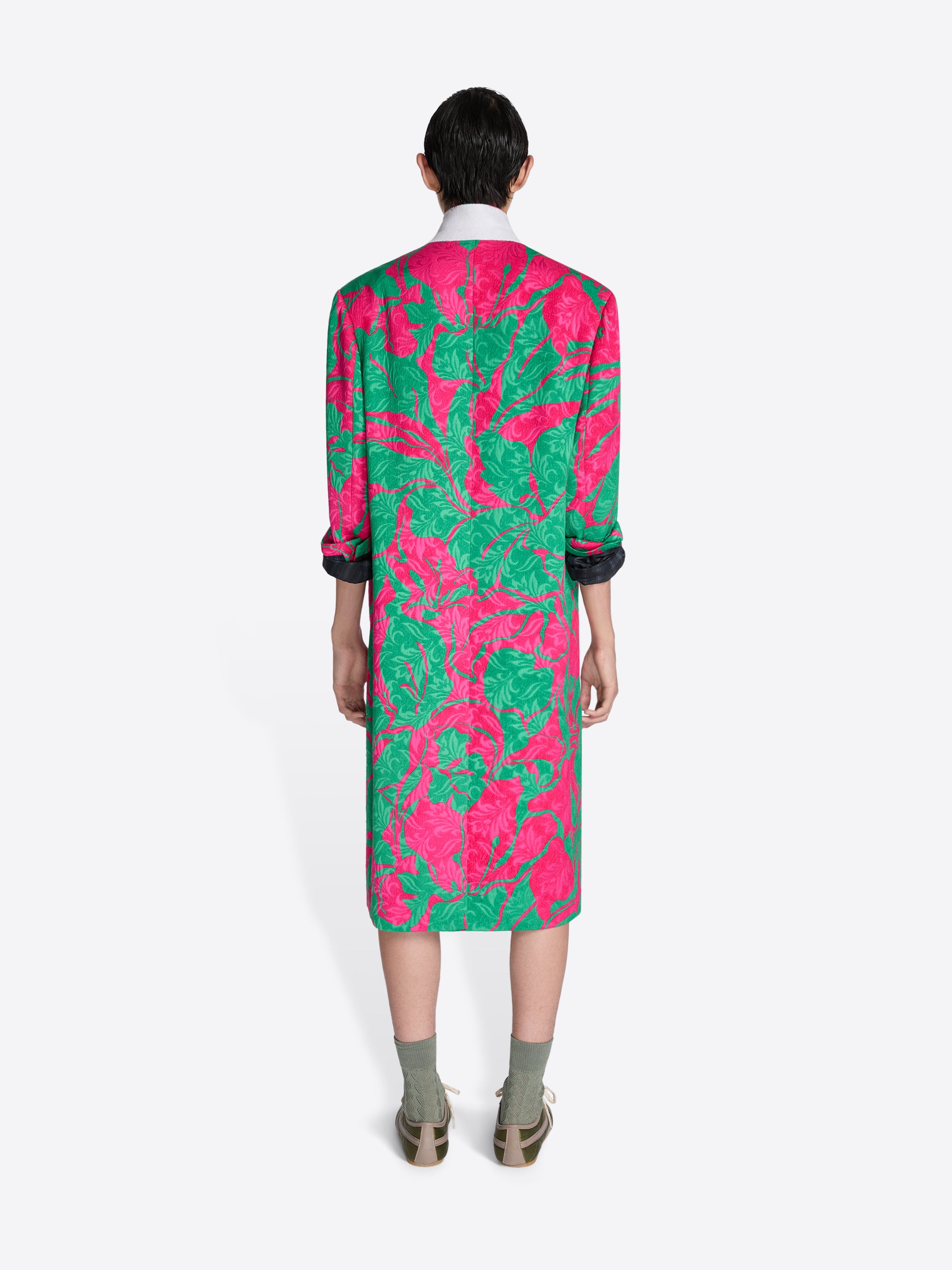 Printed jacquard coat - Spring-Summer Men | Dries Van Noten