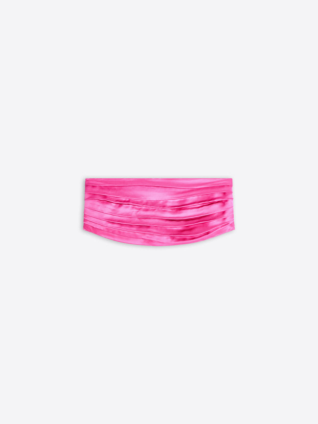 Pink belt on a white background - Dries Van Noten