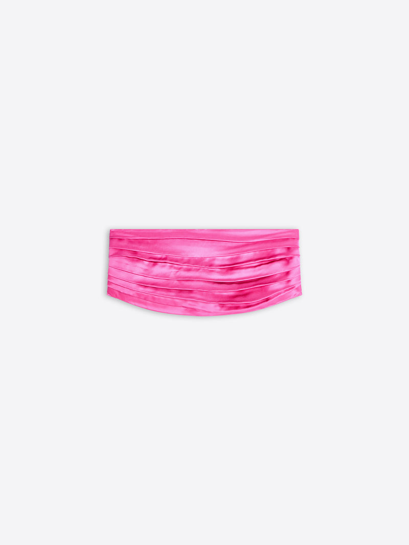 Pink belt on a white background - Dries Van Noten